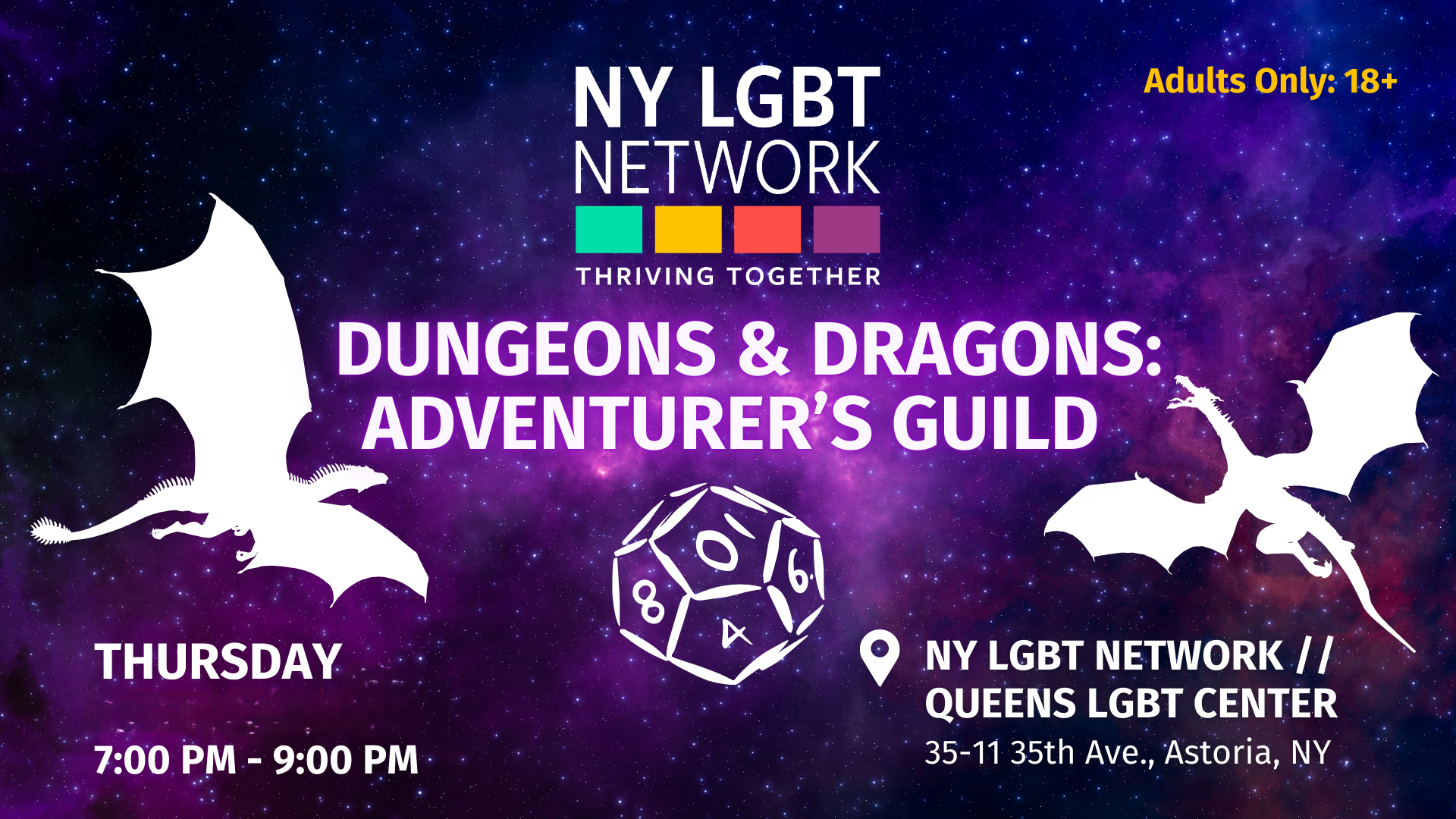 LGBT Network – Dungeons & Dragons: LGBT Adventurers Guild (18+)